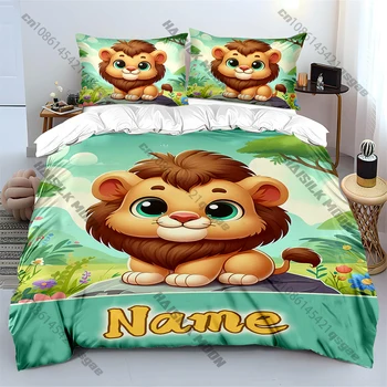 Cartoon Lion Bedding Set 1
