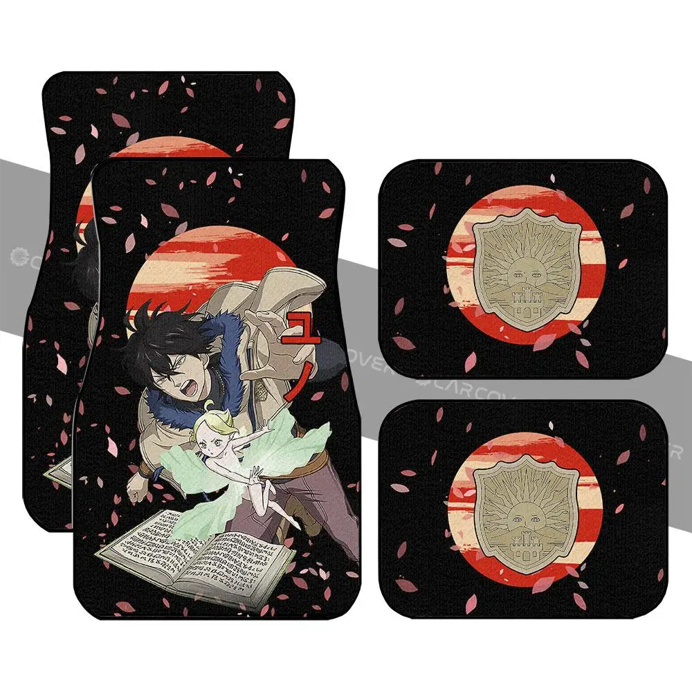 

Yuno Car Floor Mats Custom Anime Black Clover Car Accessories