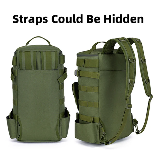 Sac à dos de pêche pas cher multifonctionnel, avec porte-canne et rangement d'équipement 5