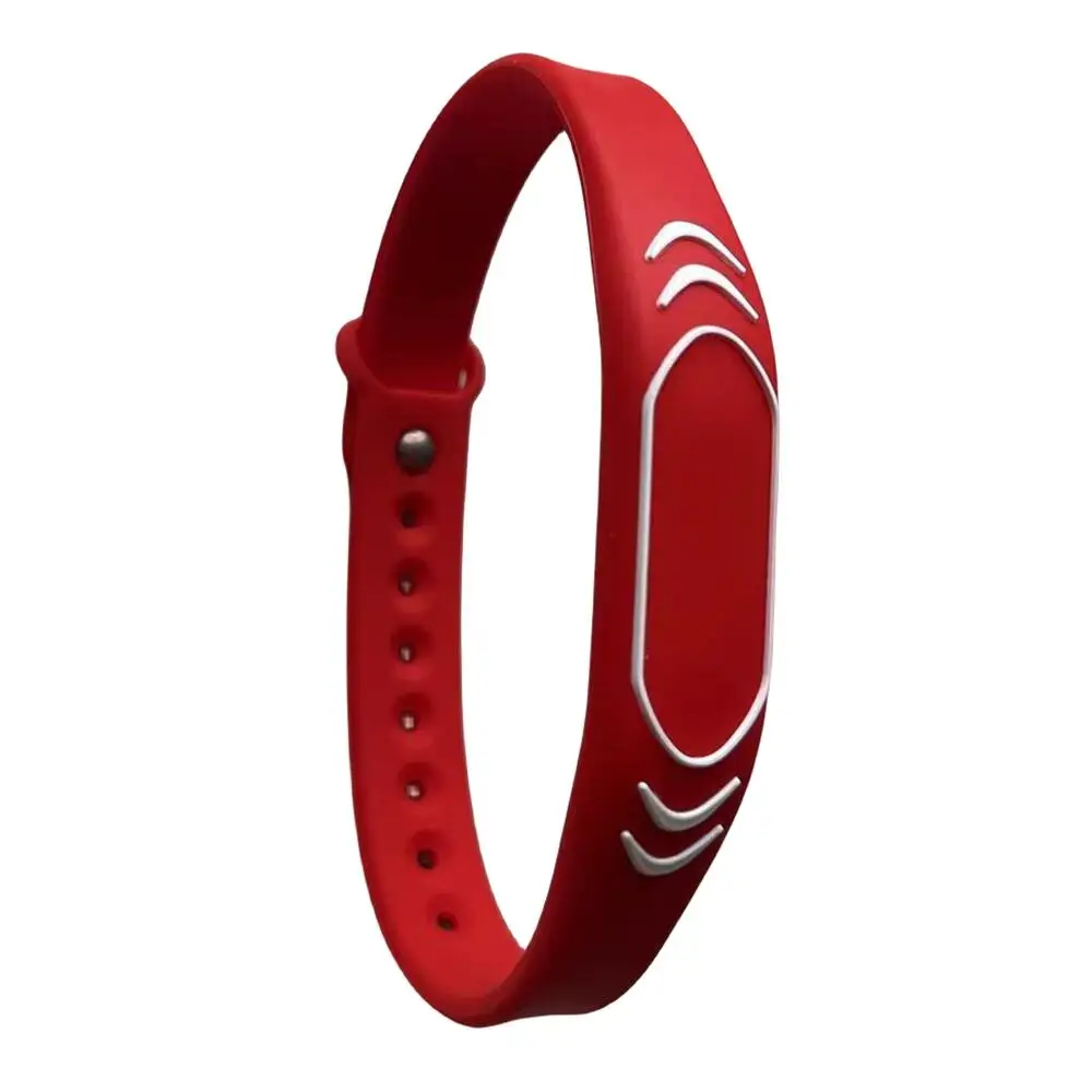 1Pcs 125khz TK4100 EM4100 RFID Adjustable Wrist Strap Proximity Keychain Access Control Read Only ID Token Keyfob Tag Keys Card 2