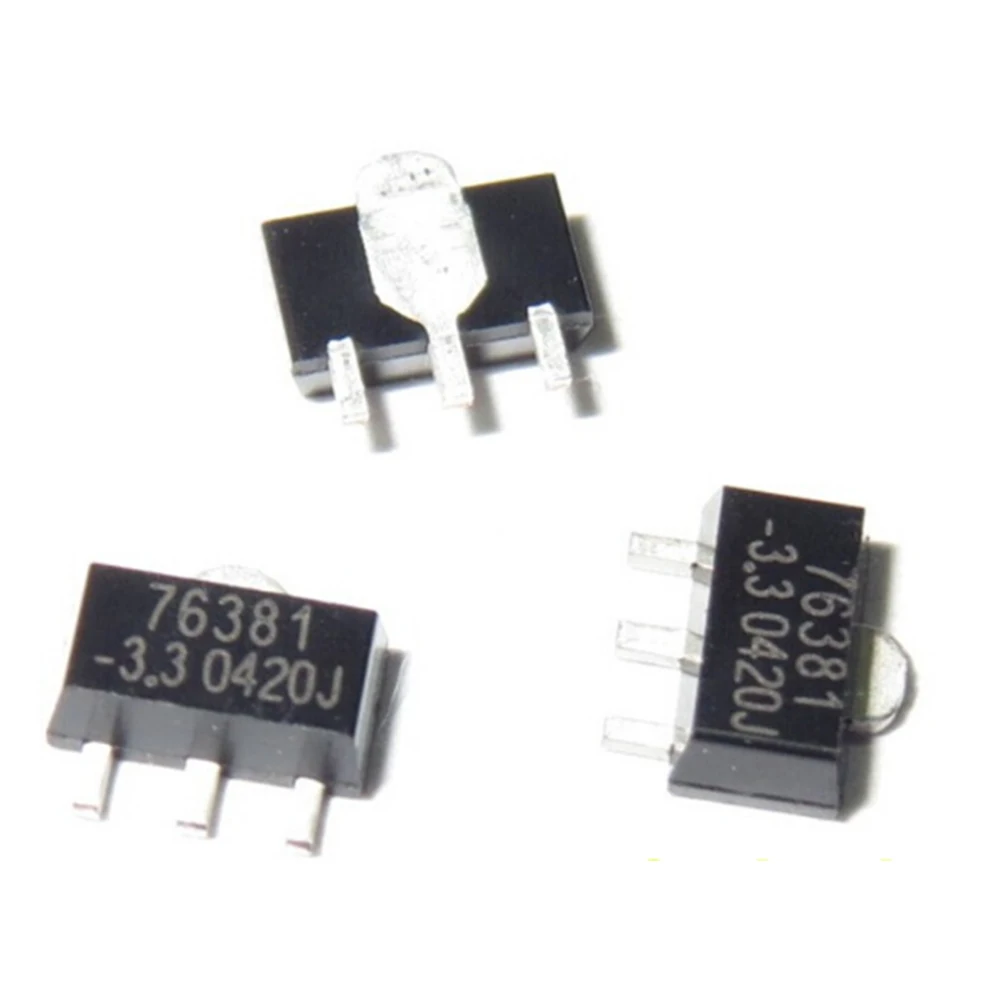 

10 PCS AMC76381-3.3PKT SOT-89 AMC76381 76381-3.3 3v3 450mA LOW DROPOUT REGULATOR