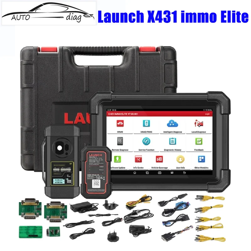 Avvia X431 Immo Elite Key Programmer Immobilizer Strumento Diagnostico Antifurto Matching Obd2 Scanner 15 + Reset Programma Immobilizzatore