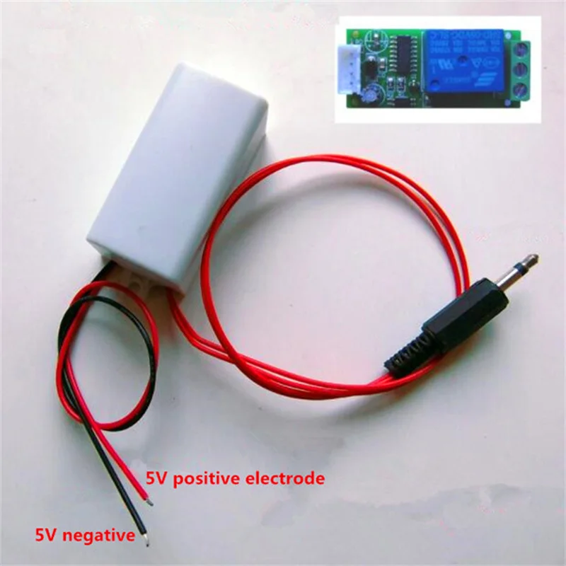 Controlador de señal de sonido y Audio, relé, encendido, apagado