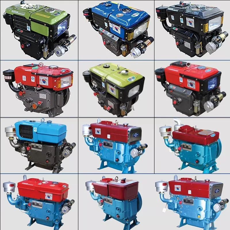 

15 Horse Power Diesel Engine Electric Start Farm Use Diesel Engine Head Air-cooled Manual For Construction Works And Generation