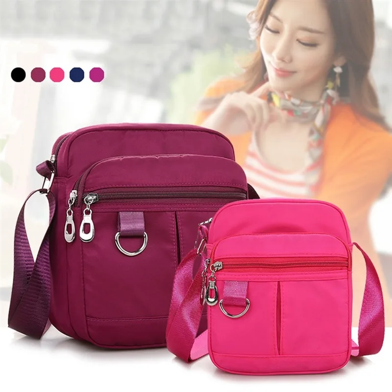 

2023 Women's Shoulder Bag Diamond Multi-layer Large-capacity Messenger Bag Women's Oxford Cloth Single Backpack Crossbody Bag