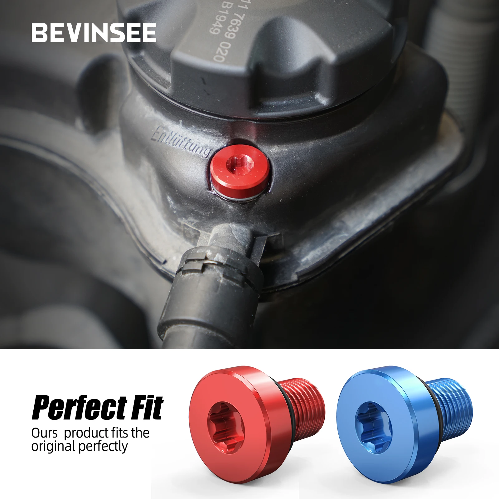 Engine Coolant Tank Bleeder Screw For BMW E46 E90 F10 F30 G20 G30 X3 E83 X5 E53 E70 Z4 E85 E86 17111712788 car screws