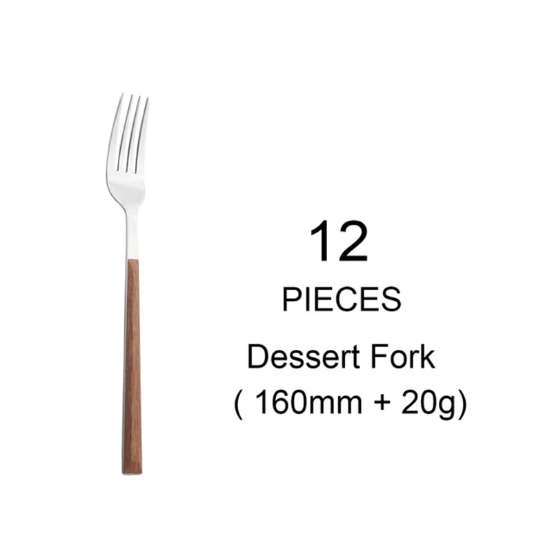 12Pcs Dessert Fork