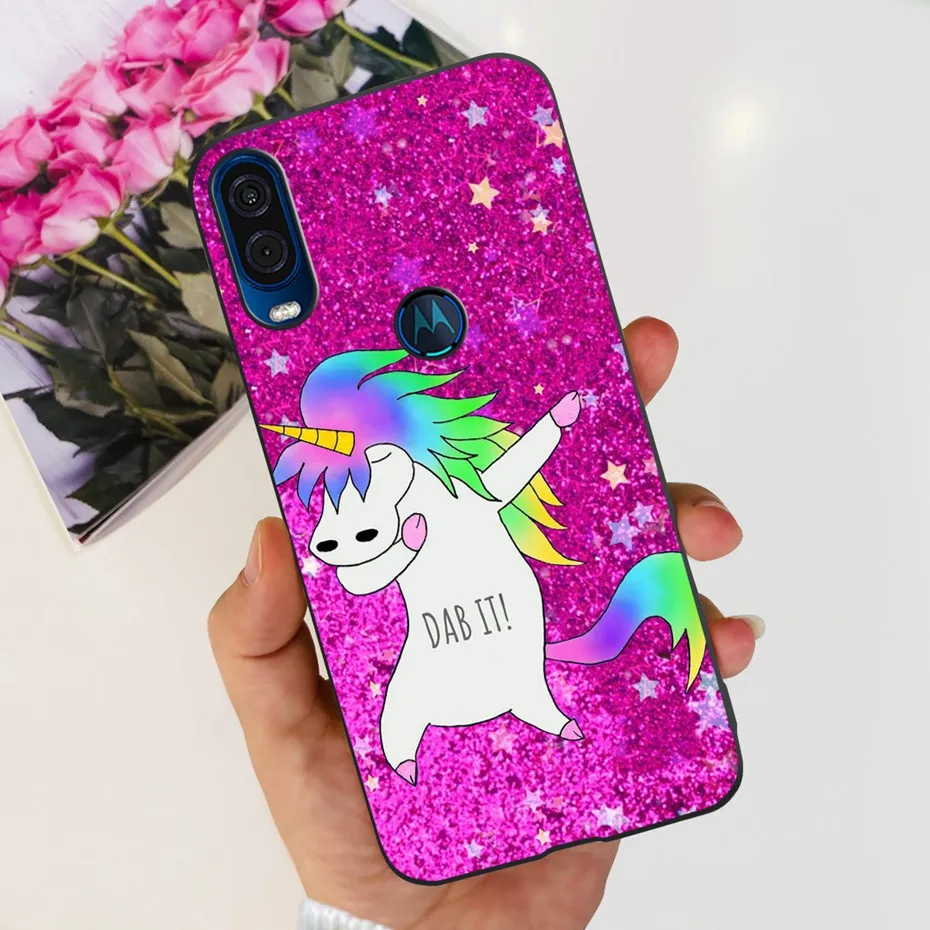 Cute Flower Cat Painted Soft Silicone Phone Case Cover