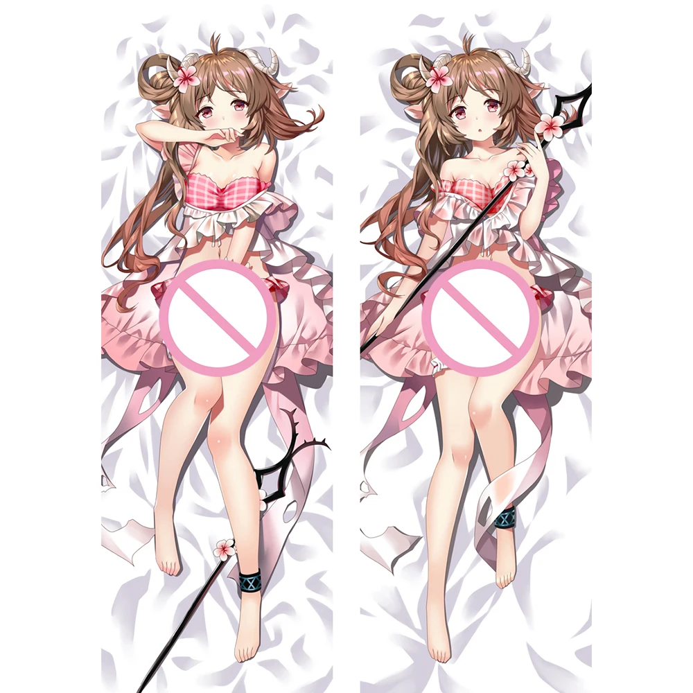 

Arknights New Design Cute Eyjafjalla Hugging Body Pillowcase Cosplay Anime Dakiamkura Case Peach Skin Otaku Sleeping Pillow Case