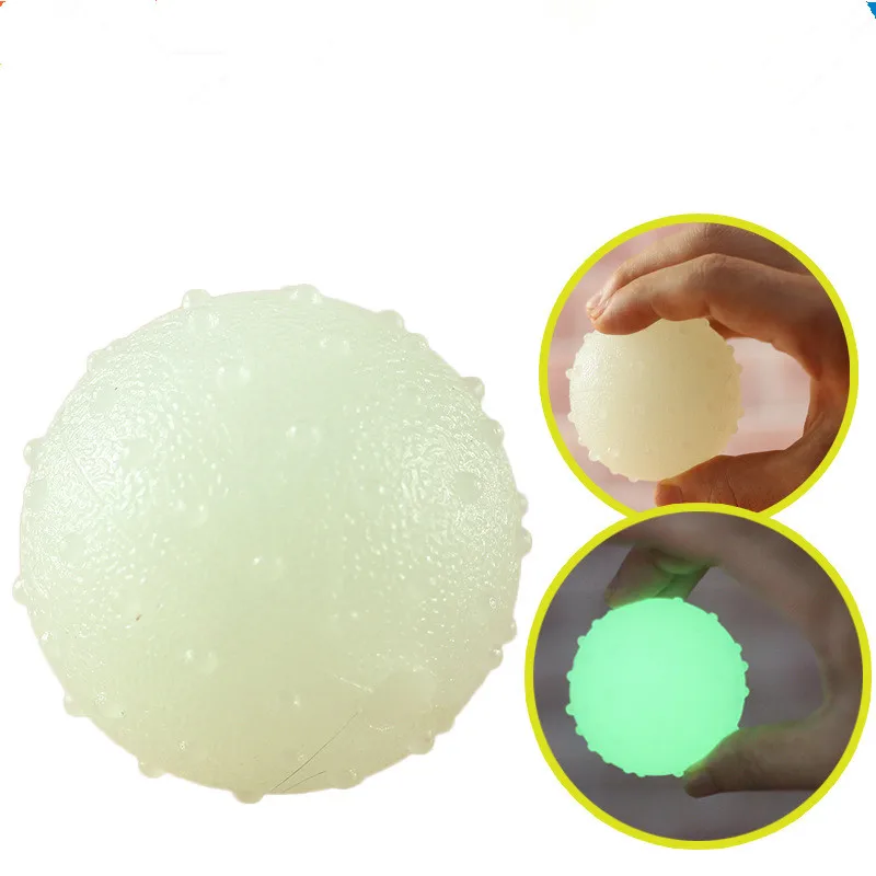 Durable glowing pet balls, bite-resistant rubber toys, interactive puppy supplies 4