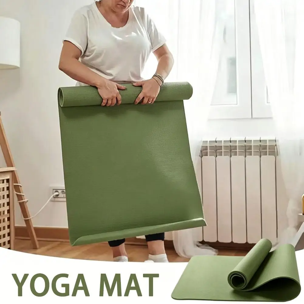 Premium Non-Slip Yoga Mat for Women - Thick Fitness Cushion for Home Gym and Travel Workouts