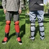 2PCS Thickened Gardening Knee Pads Shin Guards Leg Protectors Mowing Gaiters For Floor Cleaning Weeds Trimming Construction Work 4