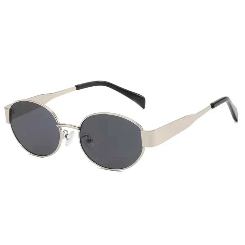 Steampunk retro sunglasses Women's Oval Fashion Classic Small Metal Brand Glasses UV400