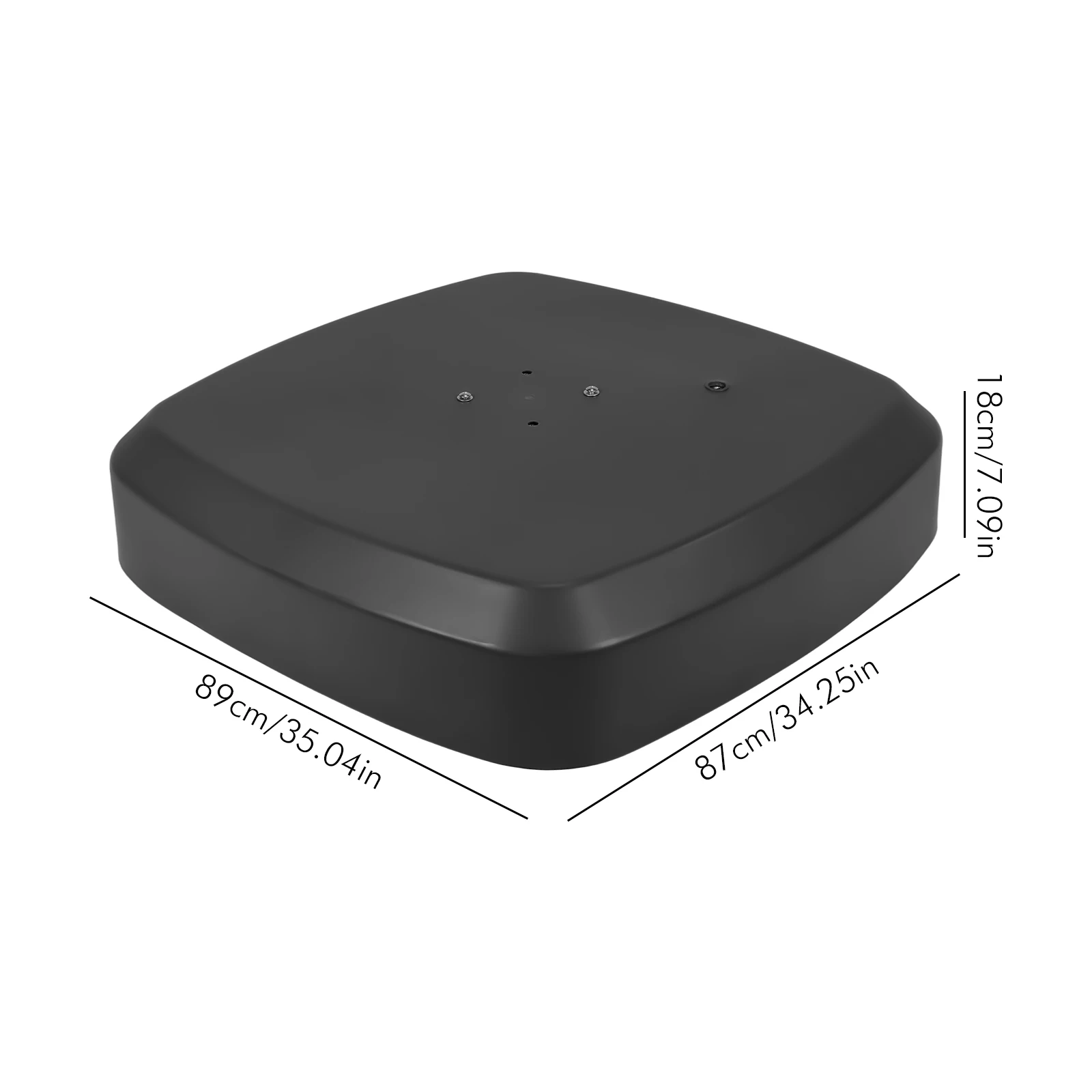 Resin Outdoor Umbrella Base with Wheels for Patio Deck