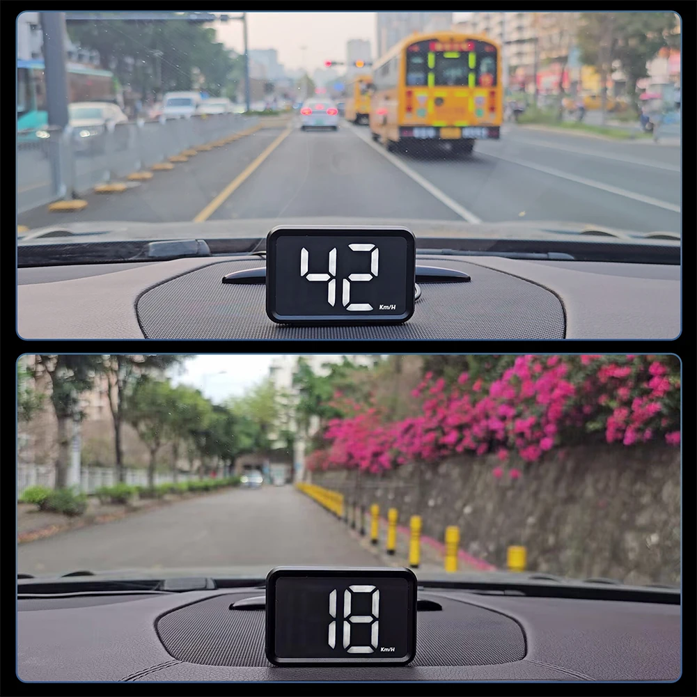 GPS KMH MPH HUD 디지털 속도계 큰 글꼴 속도 디지털 속도계 자동차 골프 카트 버스 보트용 게이지