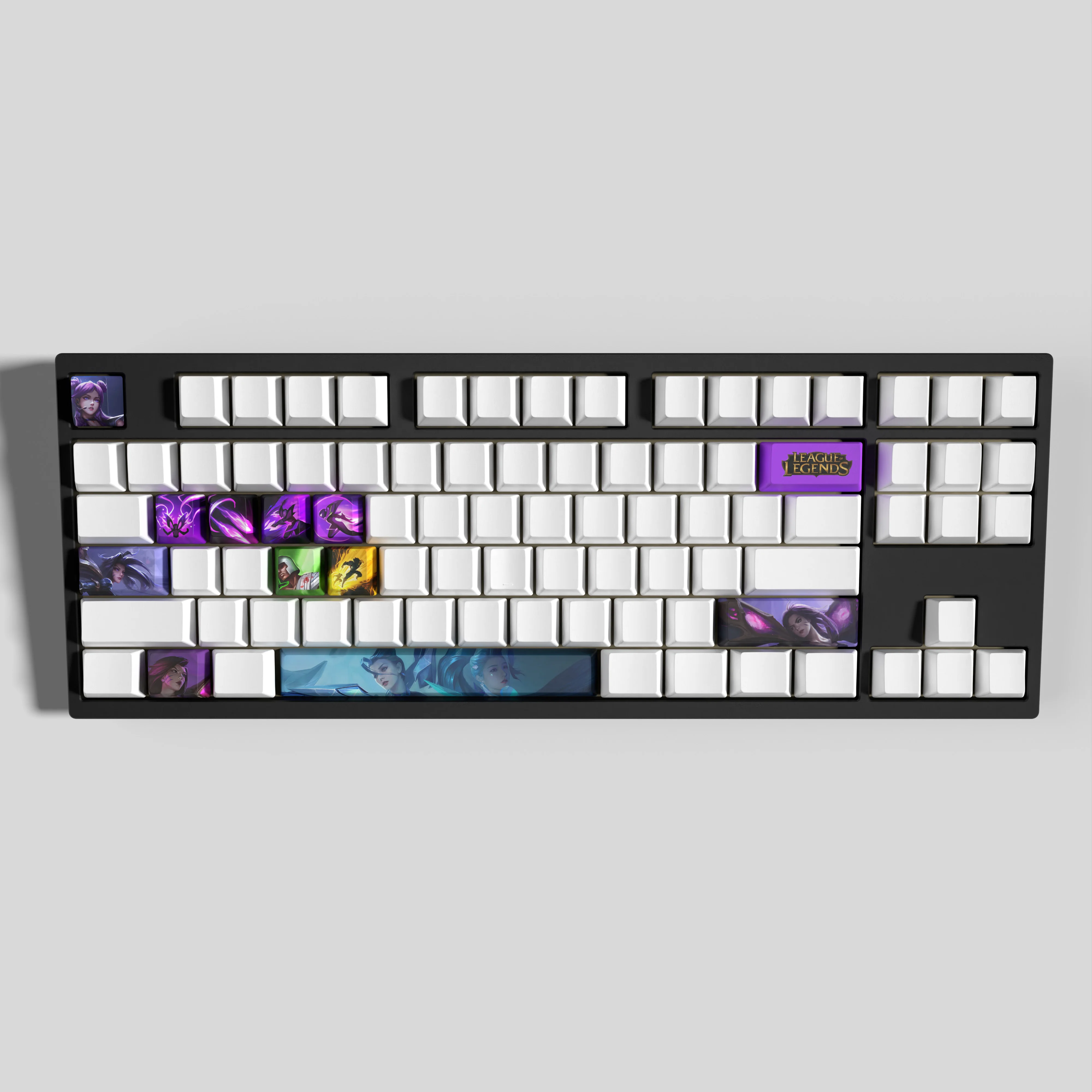 Liga Kaisa de Lendas Jogo Keycaps Perfil Oem 12 Chaves Pbt Sub Corante Oem - Imagem 6