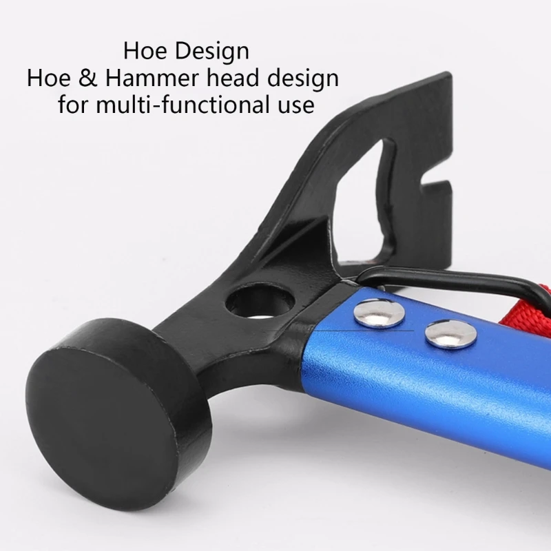 

Сверхмощный молоток для кемпинга Молоток для палатки для кемпинга, пешего туризма, альпинизма