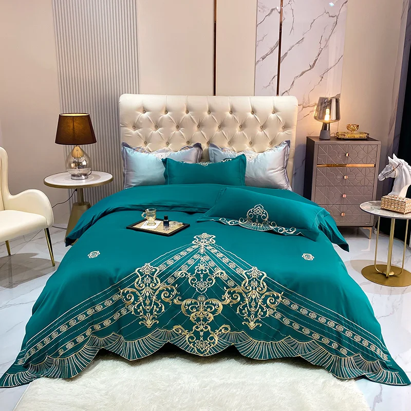 

Deluxe & Rich Contemporary Elegant Professional Super Soft 100s Hotel Jacquard Charmeuse Silk Bedding/used Hotel Bed Sheets Set