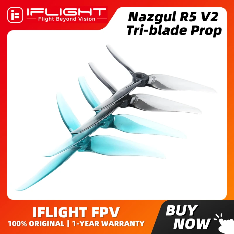 Hélices iFlight Nazgul R5 V2 5" Tri-blade - Lot de 8 ou 24 pièces