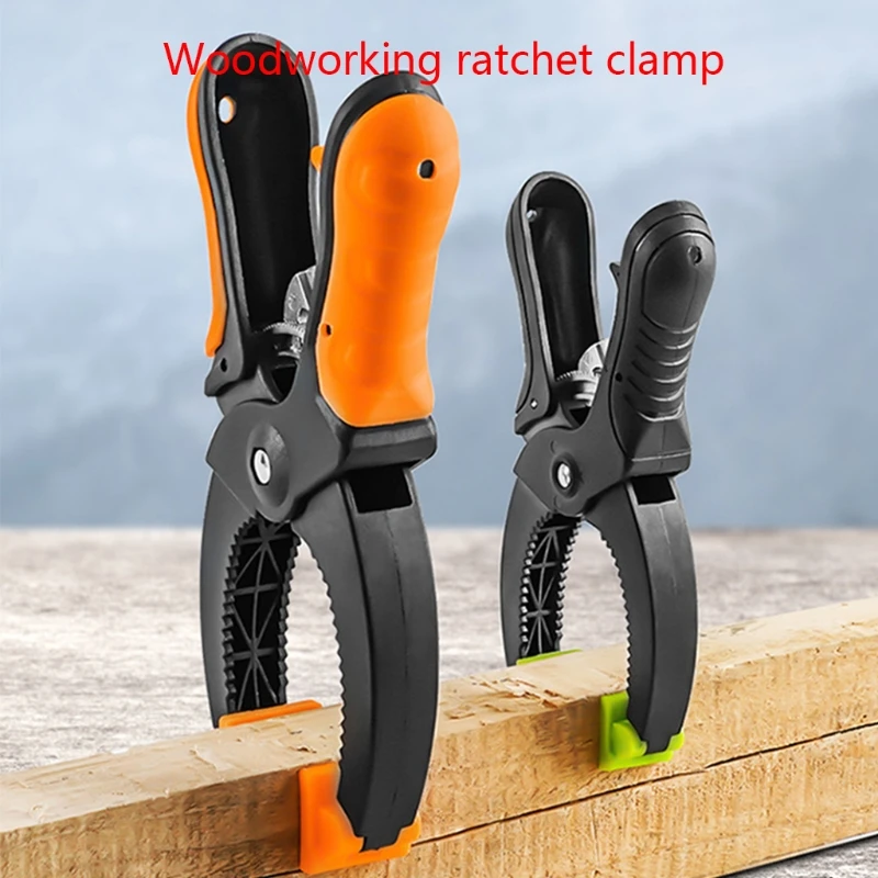 Multipurpose Durable Fast Ratchet Woodworking Clamp 42mm Spring Clamps for  Home Improvement Arts and Crafts