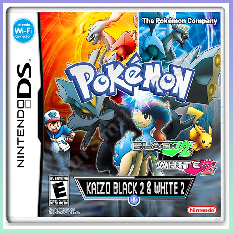 

Pokémon KAIZO Black 2&White 2 NDS Game Card Pocket Monster RPG Boxed English