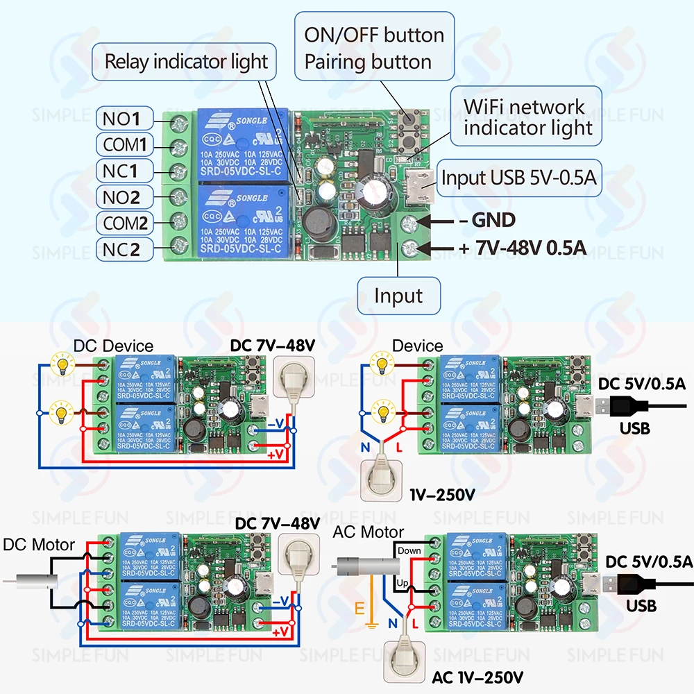 ewelink wifi interruptor inteligente receptor de rele modulo 03
