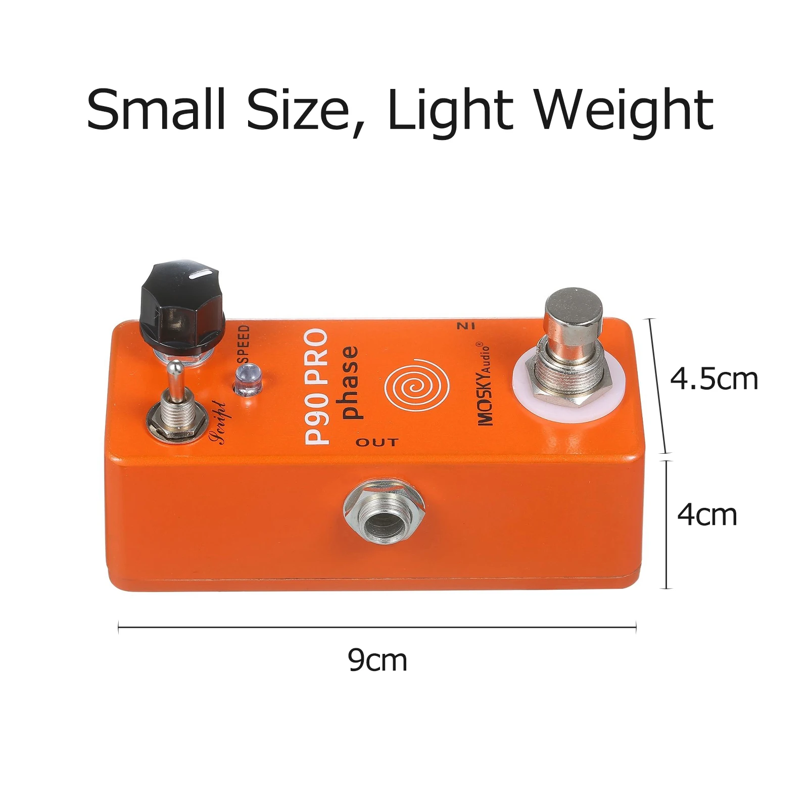 MOSKYaudio P90 PRO PHASE Phaser Pedal Guitar Effects Single Mini Vintage Phaser Pedal Effect Pedal
