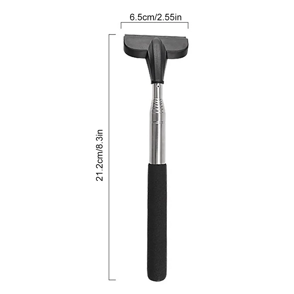 Portable Rainy Glass Window Cleaning Tool Wiper Extendable Handle Car Side Rearview Mirror Squeegee