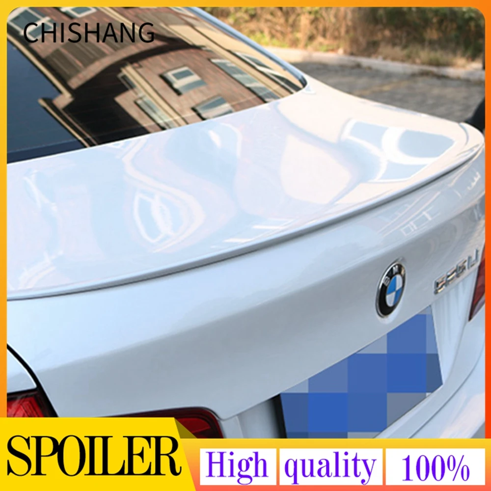 Abs Plastic Unpainted Color Rear Trunk Wing Boot Roof Lip Spoiler  For Bmw M5 520I 528I 535I 530I 525I F10 F18 Spoiler 2012-2015