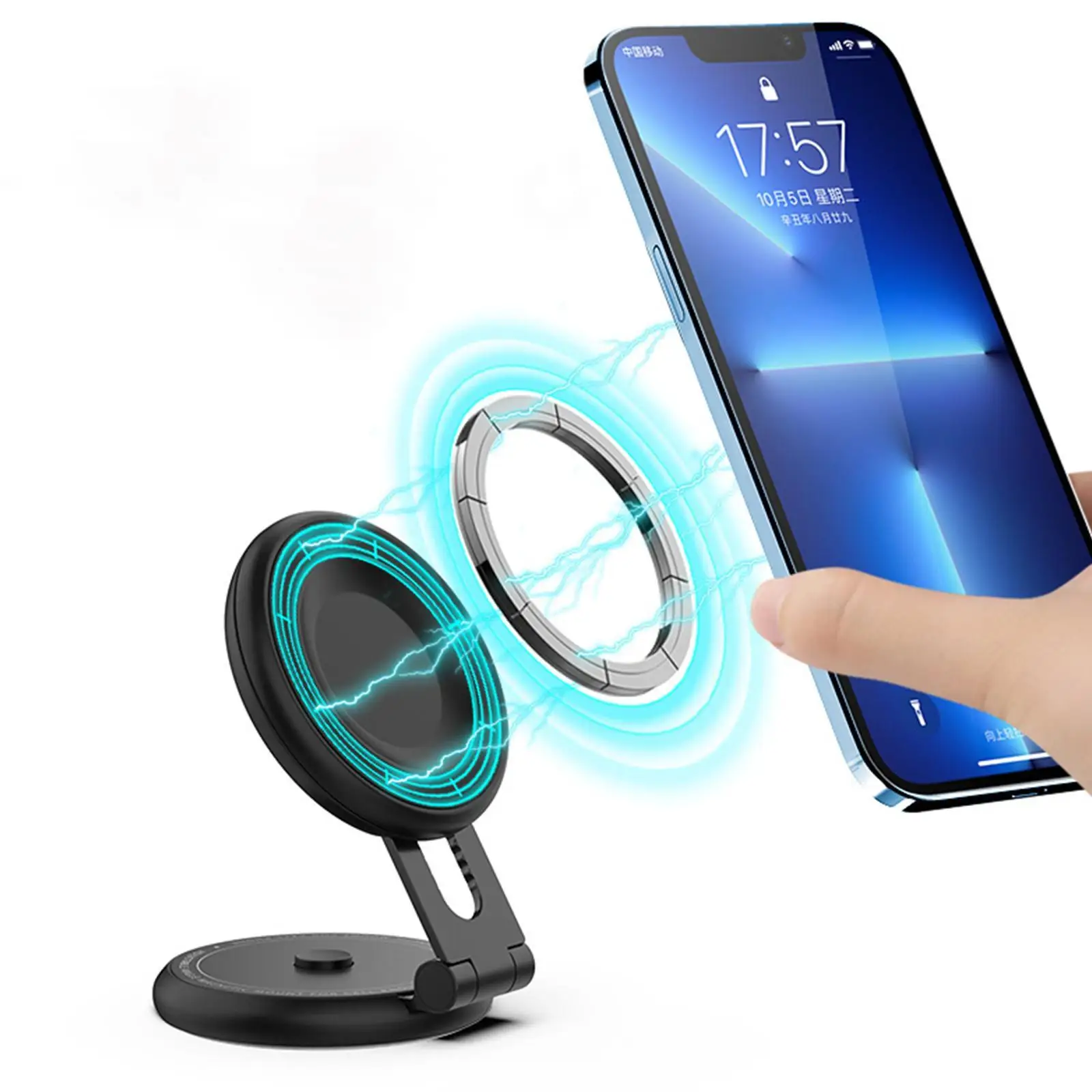 Foldable Car Mobile Holder For Iphone 13 12 Pro Max Suction