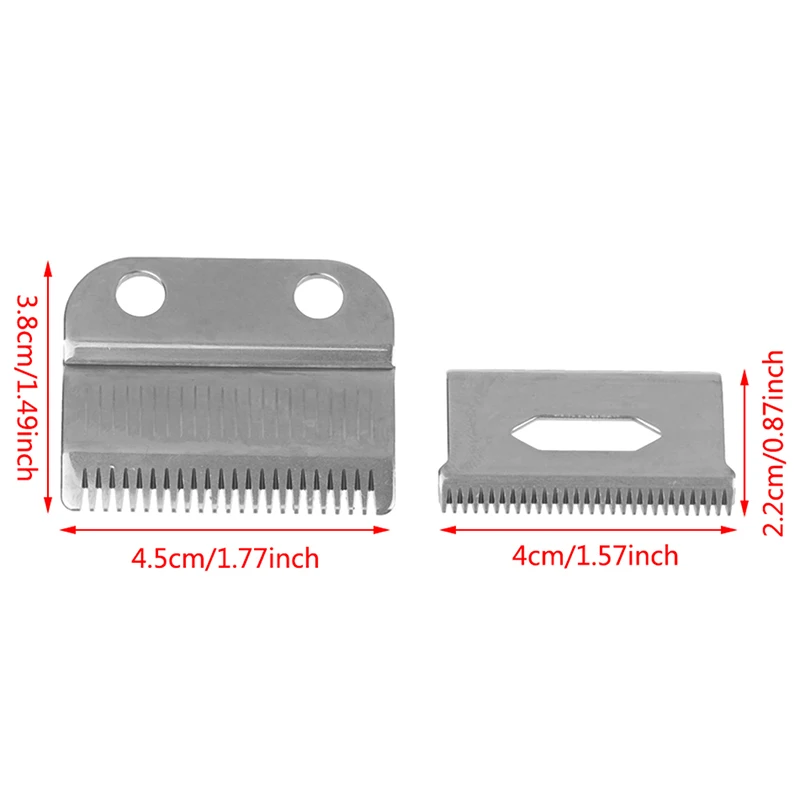 Hair Clipper Professional Replacement Clipper Blades Precision 2 Holes Adjustable Hair Clipper Parts