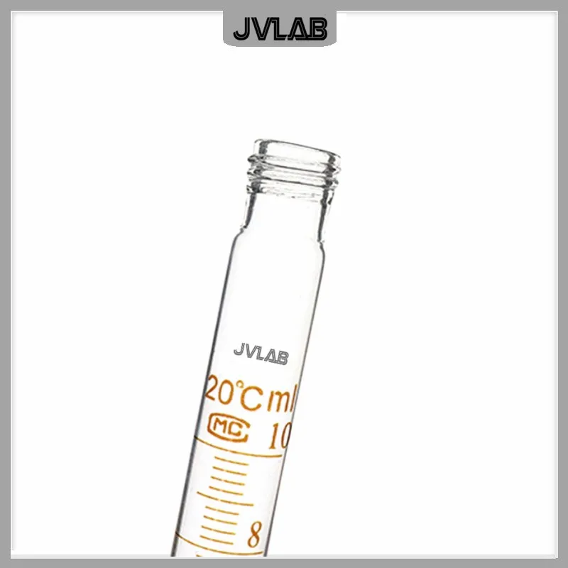 ensaio de vidro de 10 ml com