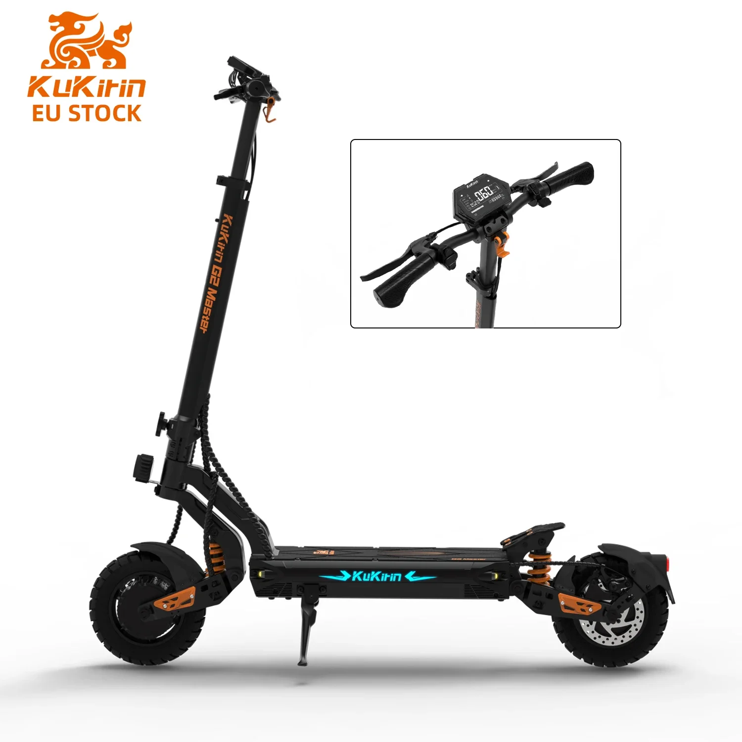 52V-20.8AH Kukirin G2 Maste Adult Electric Scooter Dual 2000w Powerful Motor 70km/H Max Speed Fast Electric Scooters