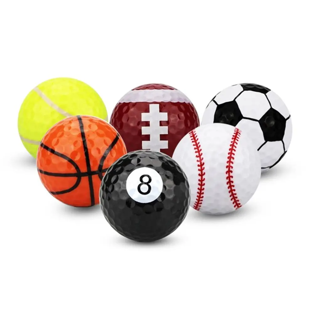 

6 шт./набор, резиновые мячи для игры в гольф