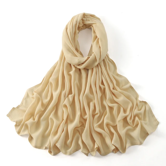 185*75 cm musulman Modal Hijab rayonne coton châles pour femmes mince plaine écharpe grande taille foulard islamique Turban bandeau