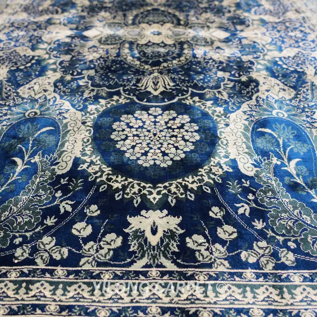 2.5'x4' Blue Persian Oriental Handcraft Carpet Kashmir Rugs For Sale  (ZQG453A) - AliExpress