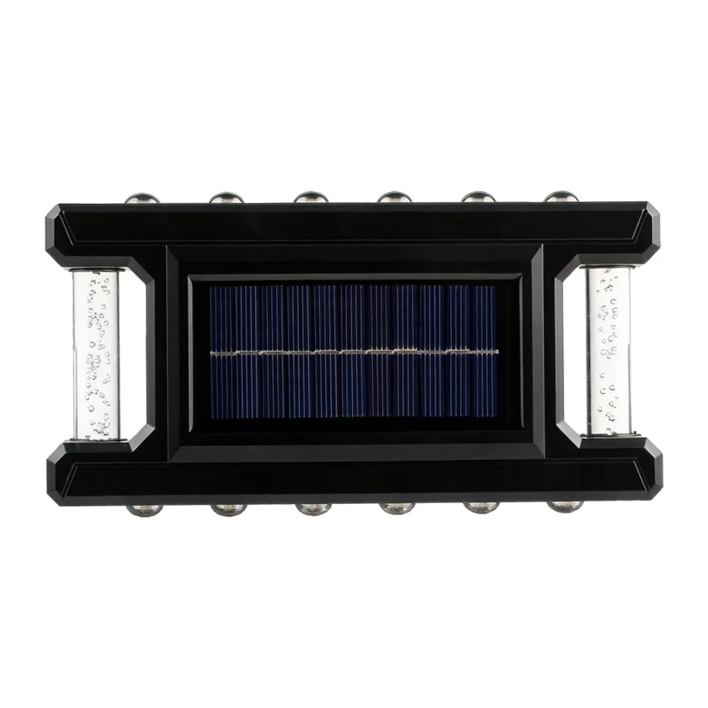 1-5PCS 방수 태양광 벽 조명 야외 LED 따뜻한 화이트 워시 조명 울타리 발코니 파티오 마당 분위기 조경 장식