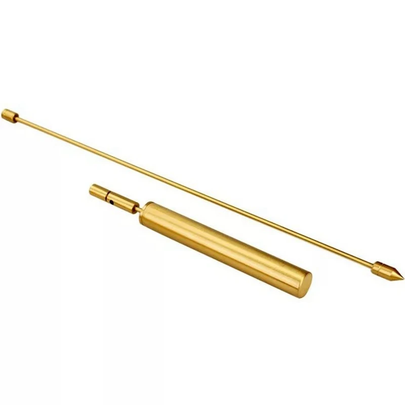 11.8In Lenght Dowsing Rod Copper Practical Handle Dowsing Rods Tools-2PC Divining Rods For Divining Water Treasure Items Durable 4