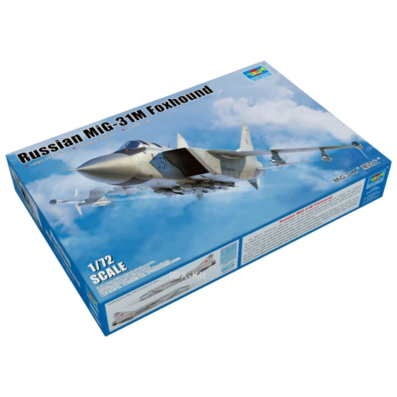 

Модель самолета Trumpeter 01681 1/72, модель российского боевого самолета Mig31 Mig-31, пластиковая сборка, игрушка, подарок, набор для строительства