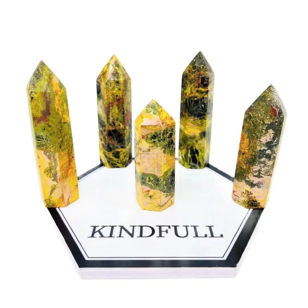

7-9CM Natural Crystal Point Tower Ursolite Points Wand Oblisk Spiritual Healing Stones Semi Precious For Women's Day Gifts