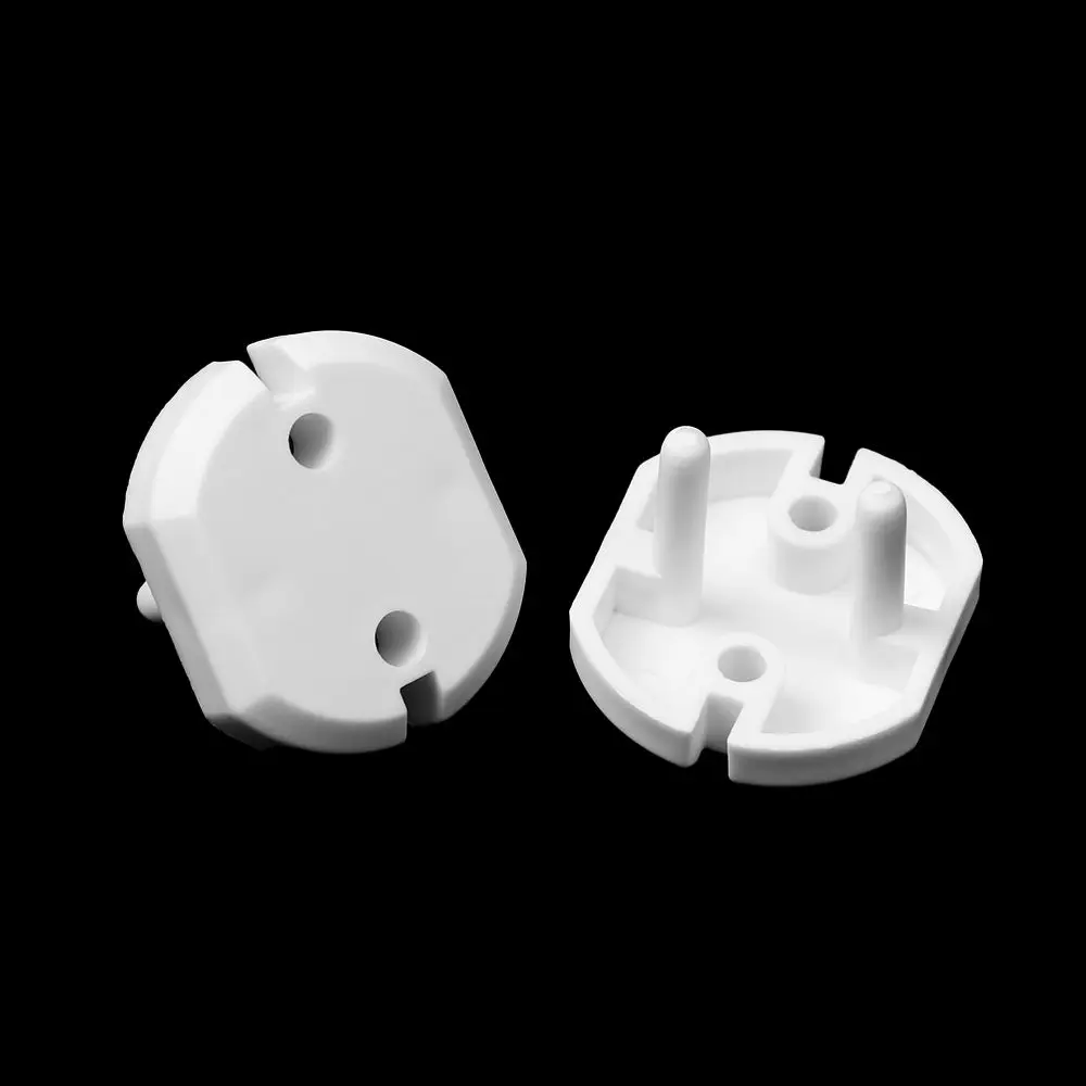 Socket Covers 10Pcs Plastic Power Socket Plug Protector Anti-Electric Outlet Guard European Standard