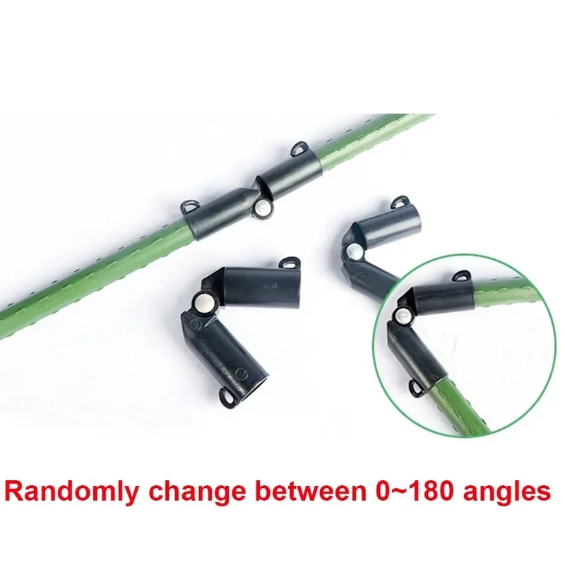 Plants Support Awning Pillar A-type fixed Clip Plant Grafting Stakes Connector Climbing vine bracket 5pcs