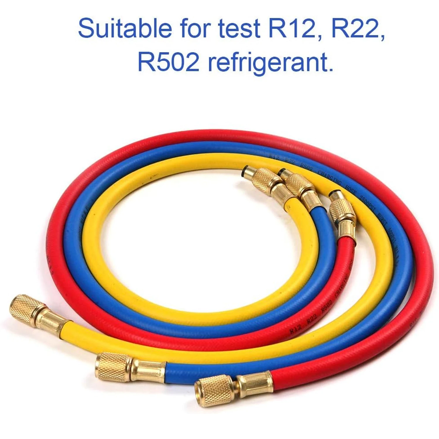 Tubo Flessibile Per Ricarica Refrigerante Condizionatore: Doppio Colore, 3 Metri, Pressione Fino A 800 PSI!