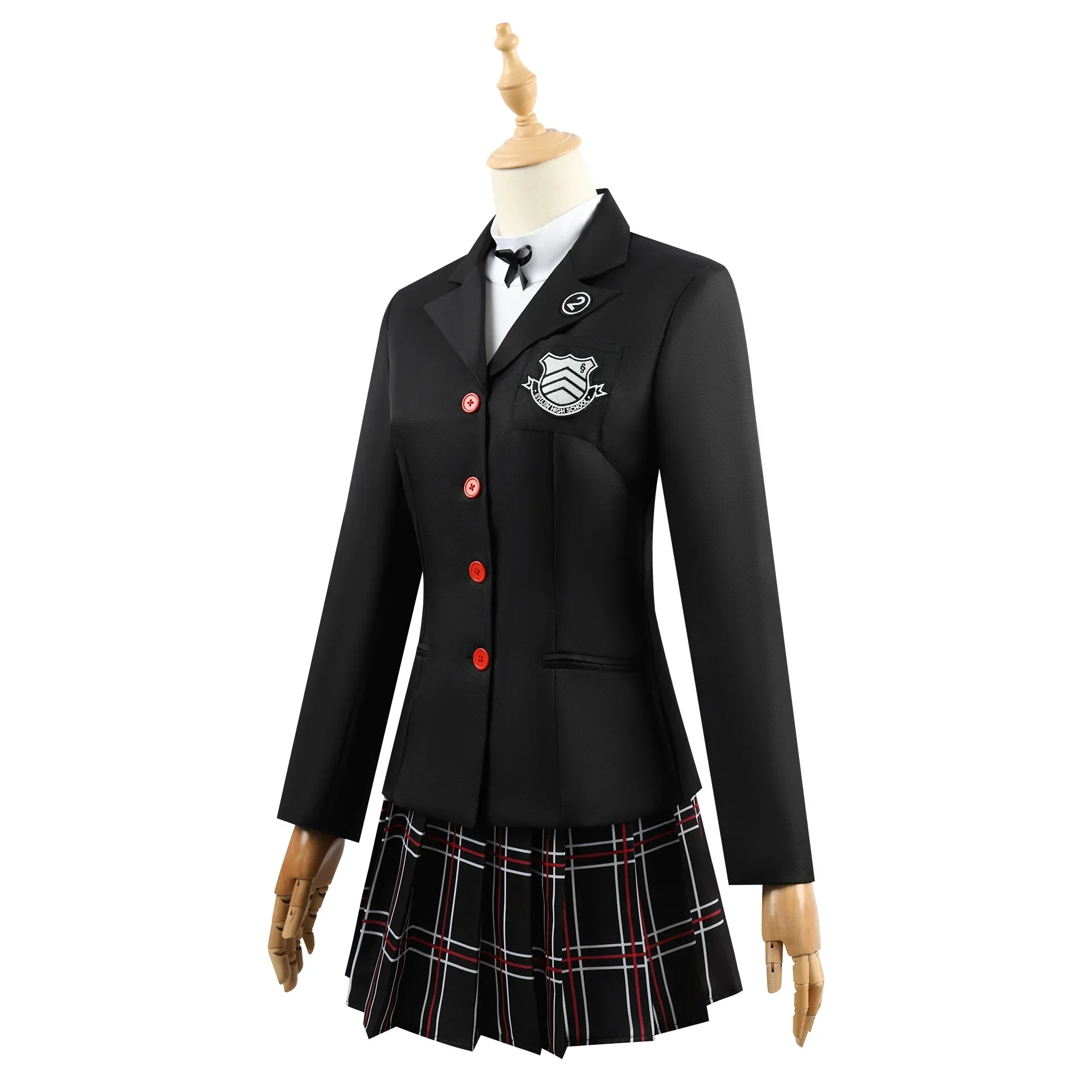 Persona 5 Royal Kasumi Yoshizawa School Uniform Cosplay Costume for Adults (Unofficial)