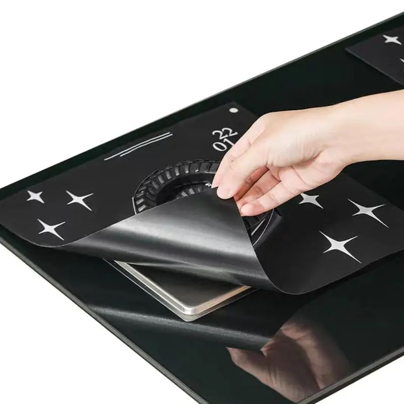 

Stove Protector Cover Reusable Gases Stove Burner Covers Kitchen Mat Gases Stove Stovetop Protector Cleaning Pad Liner Cover