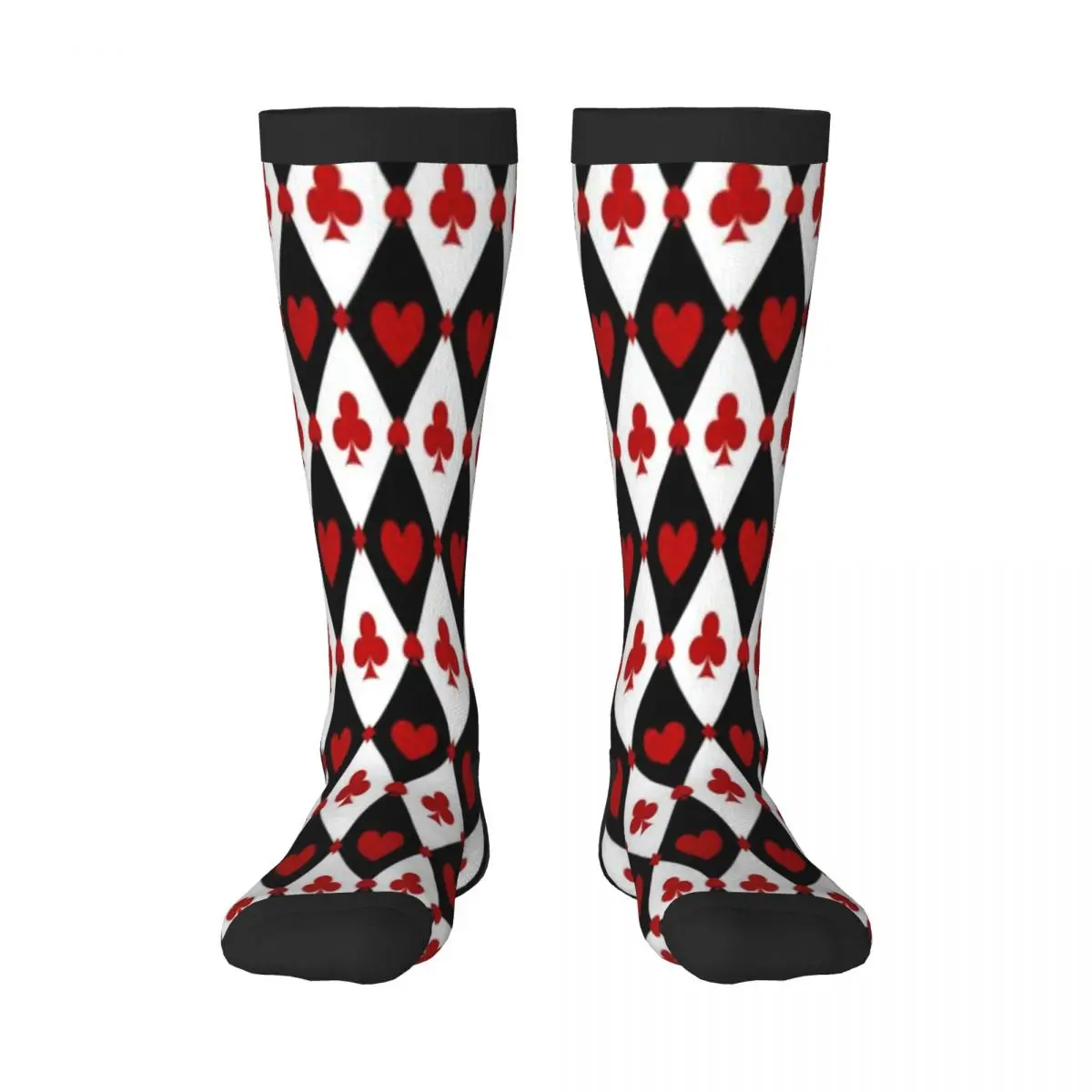 

Покер фон носки Harajuku Бизнес Спорт Открытый Длинный Sox
