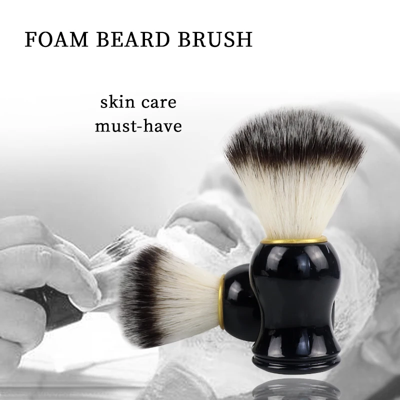 

Men Hair Shaving Brush Facial Beard Moustache Cleaning Appliance Tool