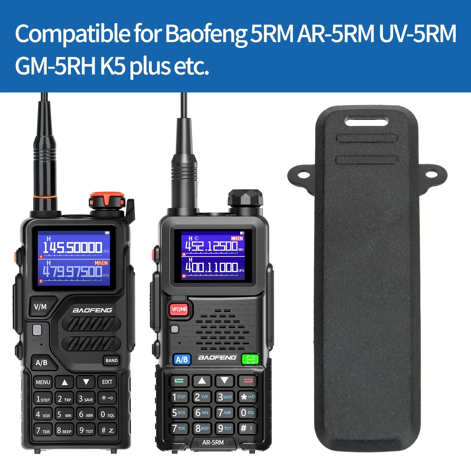 Original Baofeng Walkie Talkie Belt Clip - Multi-Pack Options Available