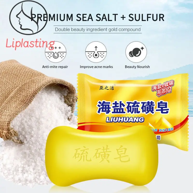 

Hydrating Psoriasis Soap Natural Mite Removal Itchy Skin Sulfur Soap Effective Cleansing Oil Balancing Bestseller Refreshing