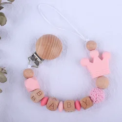 Personalized Baby Pacifier Clip and Teether Set - Custom Newborn Gifts and Accessories (NO.10)
